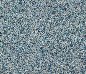 Close-up of speckled blue and gray granular texture.